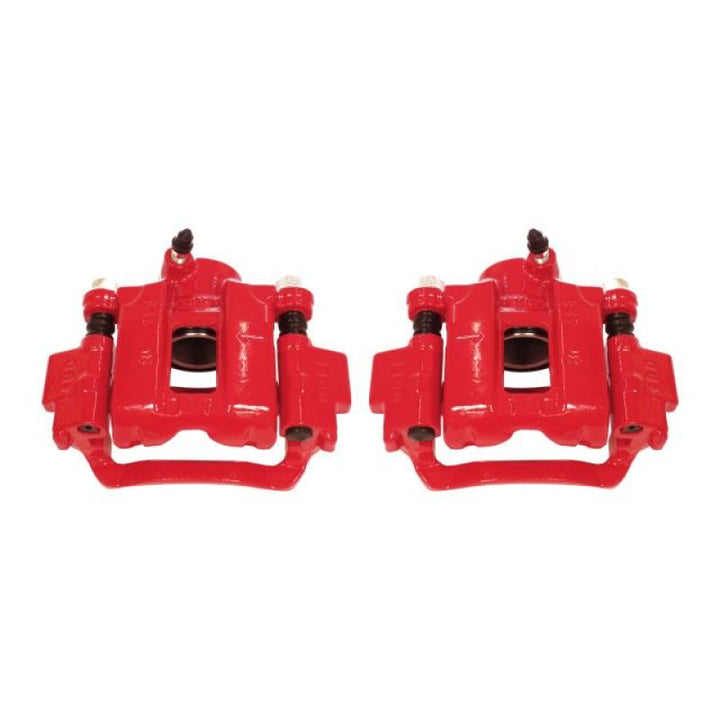 Power Stop 10-18 Lexus GX460 Rear Red Calipers w/Brackets - Pair
