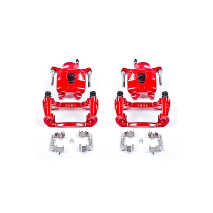 Power Stop 05-10 Scion tC Front Red Calipers w/Brackets - Pair