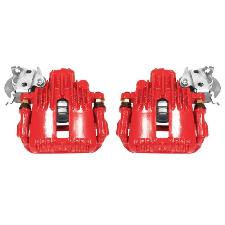 Power Stop 93-97 Chevrolet Camaro Rear Red Calipers w/Brackets - Pair