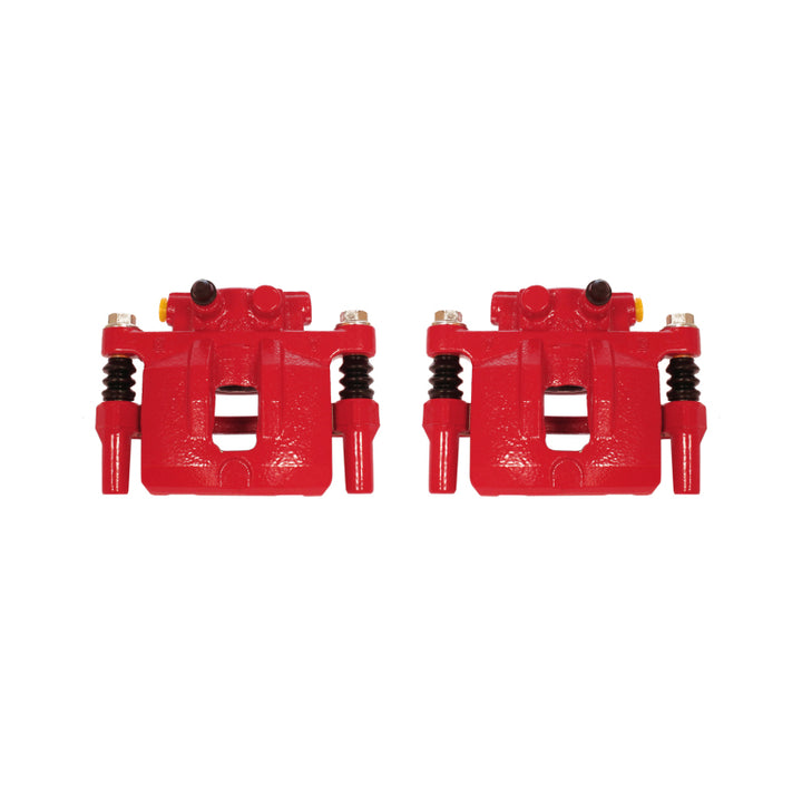 Power Stop 11-14 Chrysler 200 Rear Red Calipers w/Brackets - Pair