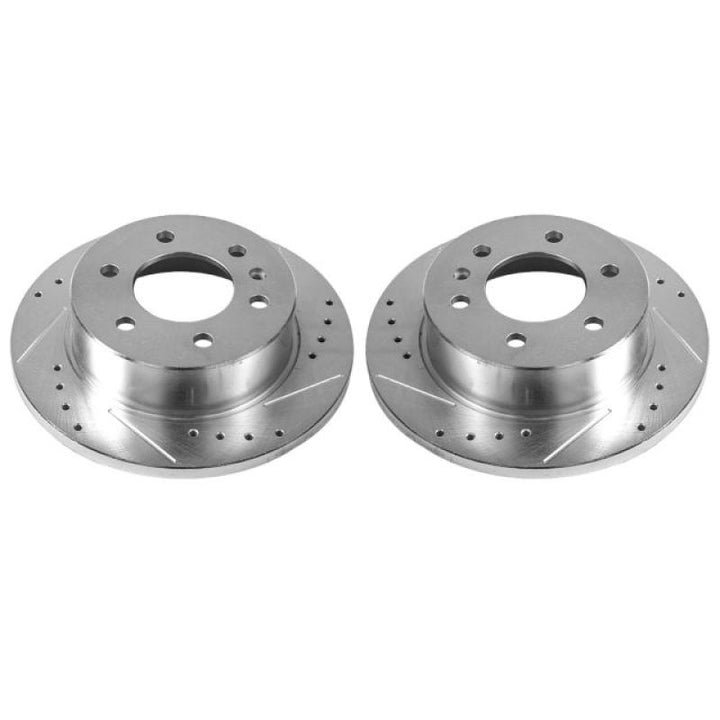Power Stop 07-09 Dodge Sprinter 2500 Rear Evolution Drilled & Slotted Rotors - Pair