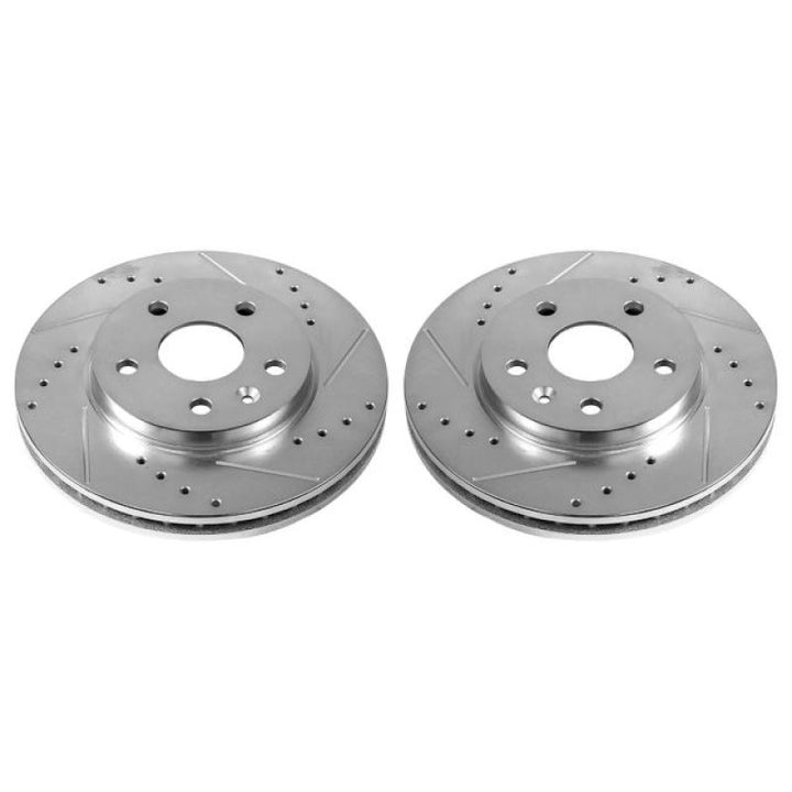 Power Stop 11-16 Buick LaCrosse Front Evolution Drilled & Slotted Rotors - Pair