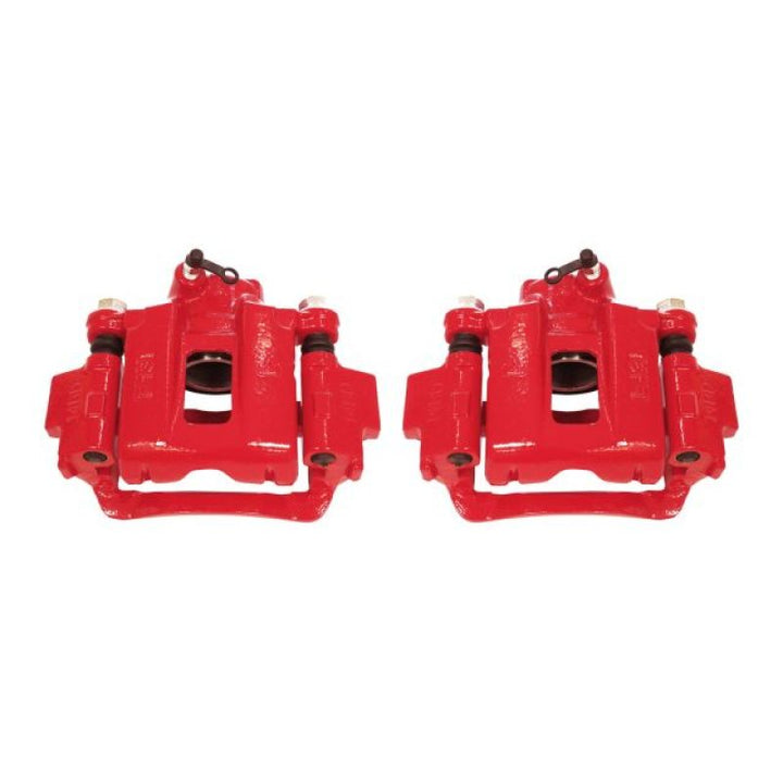 Power Stop 03-09 Toyota 4Runner Rear Red Calipers w/Brackets - Pair