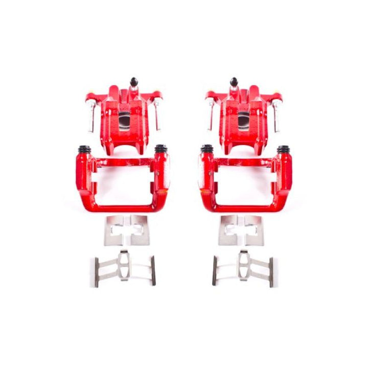Power Stop 01-03 Acura CL Rear Red Calipers w/Brackets - Pair