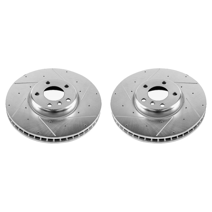 Power Stop 10-17 BMW 535i GT Front Evolution Drilled & Slotted Rotors - Pair
