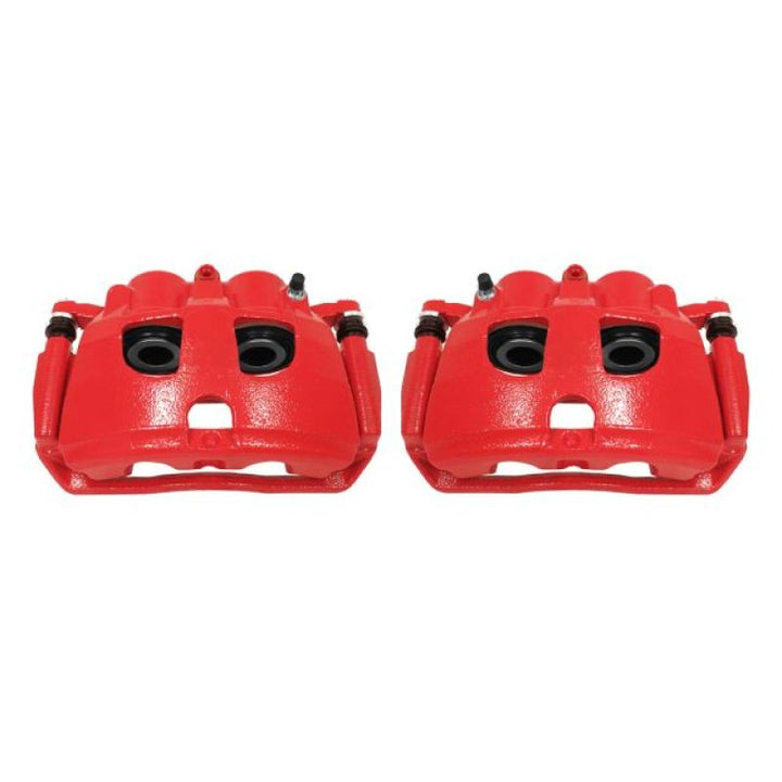 Power Stop 09-10 Dodge Ram 2500 Rear Red Calipers w/Brackets - Pair