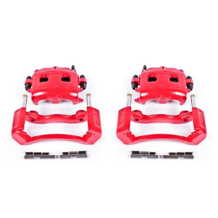 Power Stop 02-05 Dodge Ram 1500 Front Red Calipers w/Brackets - Pair