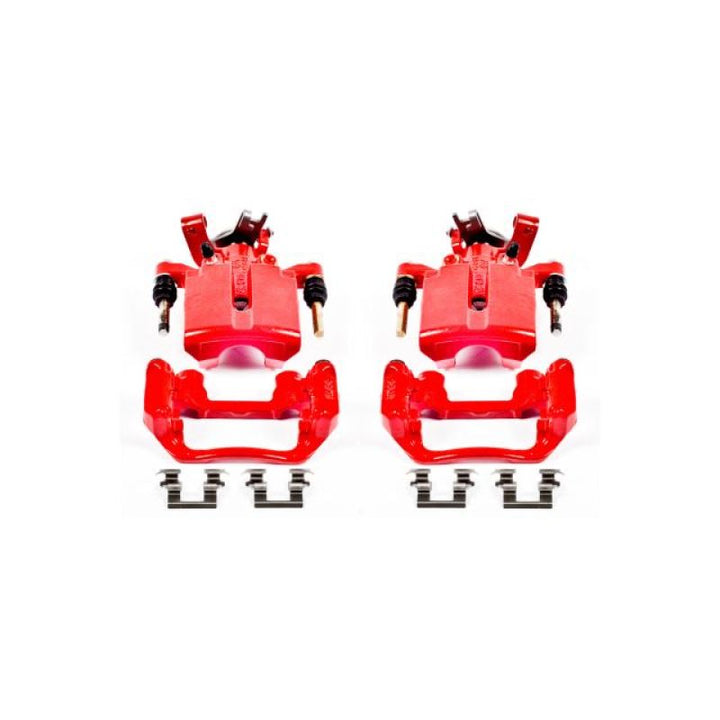 Power Stop 05-08 Chevrolet Cobalt Rear Red Calipers w/Brackets - Pair