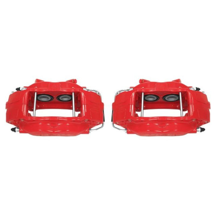 Power Stop 07-14 Ford Mustang Front Red Calipers w/o Brackets - Pair