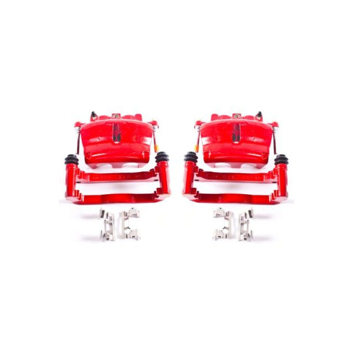 Power Stop 08-16 Buick Enclave Front Red Calipers w/Brackets - Pair