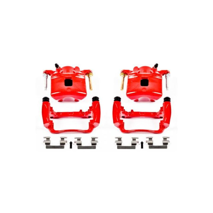 Power Stop 2007 Chevrolet Cobalt Front Red Calipers w/Brackets - Pair