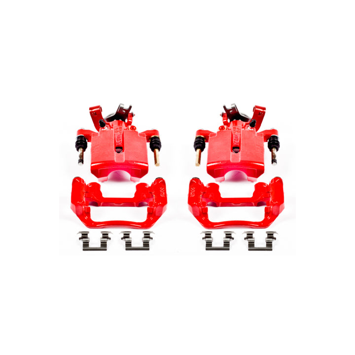 Power Stop 05-08 Chevrolet Cobalt Rear Red Calipers w/Brackets - Pair