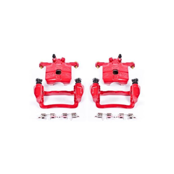 Power Stop 05-06 Saab 9-2X Rear Red Calipers w/Brackets - Pair