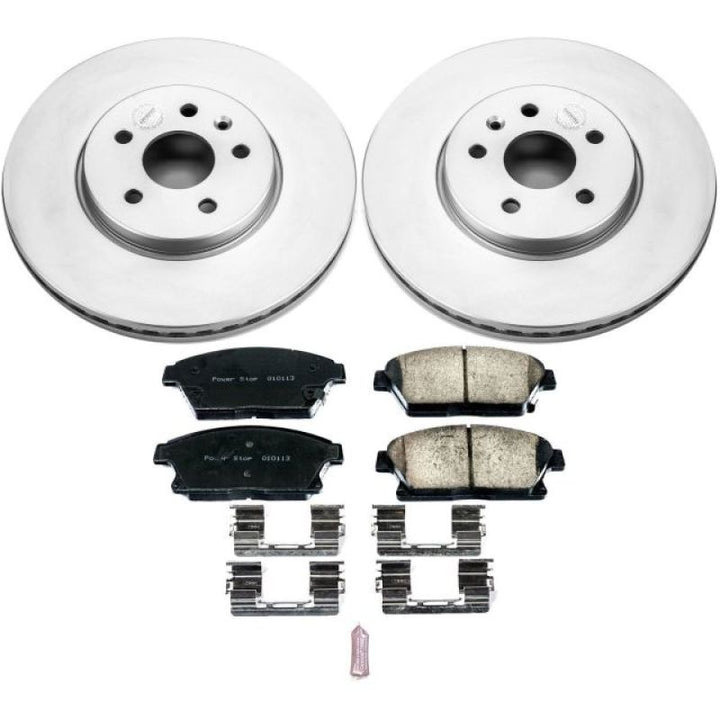 Power Stop 13-18 Buick Encore Front Z17 Evolution Geomet Coated Brake Kit
