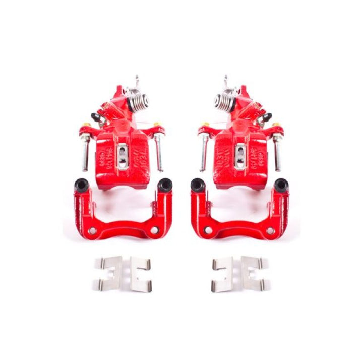 Power Stop 04-08 Acura TSX Rear Red Calipers w/Brackets - Pair