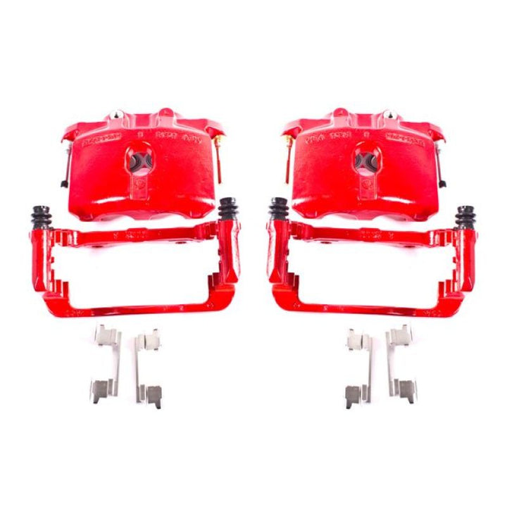 Power Stop 03-06 Cadillac Escalade Rear Red Calipers w/Brackets - Pair