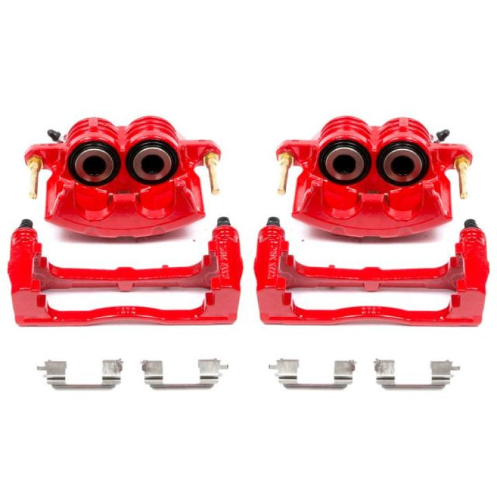 Power Stop 04-05 Buick Rainier Front Red Calipers w/Brackets - Pair