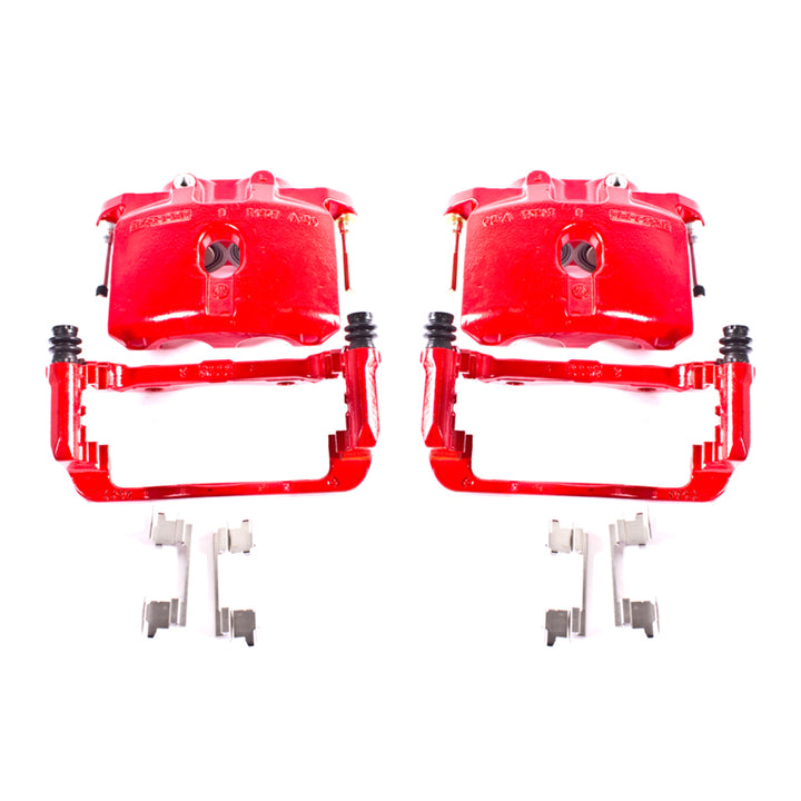 Power Stop 03-06 Cadillac Escalade Rear Red Calipers w/Brackets - Pair