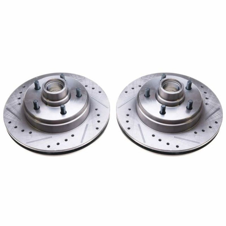 Power Stop 86-89 Buick Electra Front Evolution Drilled & Slotted Rotors - Pair