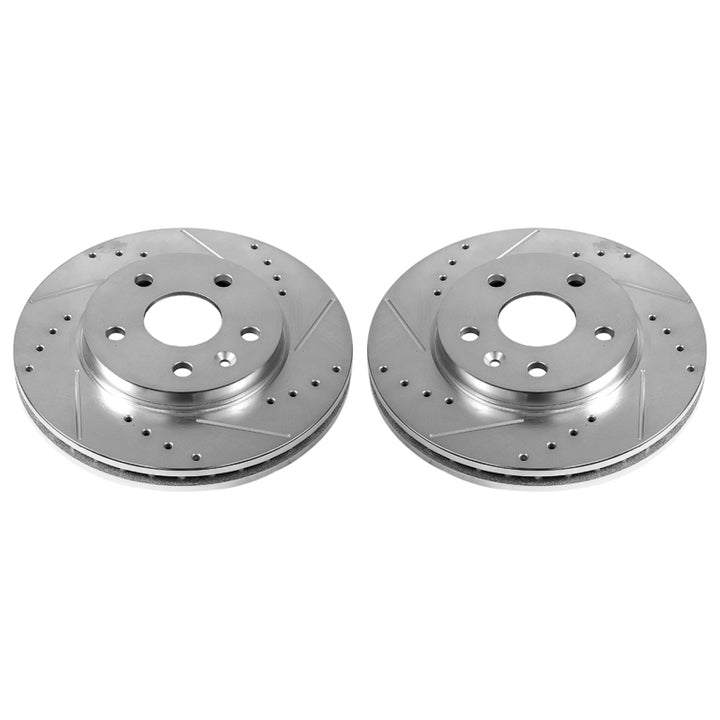Power Stop 11-16 Buick LaCrosse Front Evolution Drilled & Slotted Rotors - Pair
