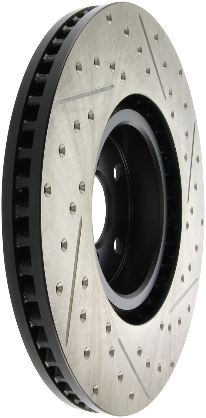 StopTech 14 Lexus IS Slotted & Drilled Front Right Rotor