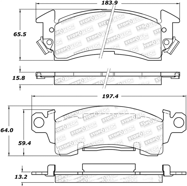 StopTech Street Brake Pads