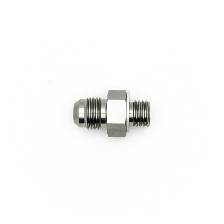 DeatschWerks 6AN Male Flare To M12 X 1.5 Male Metric Adapter  (Incl. Crush Washer)