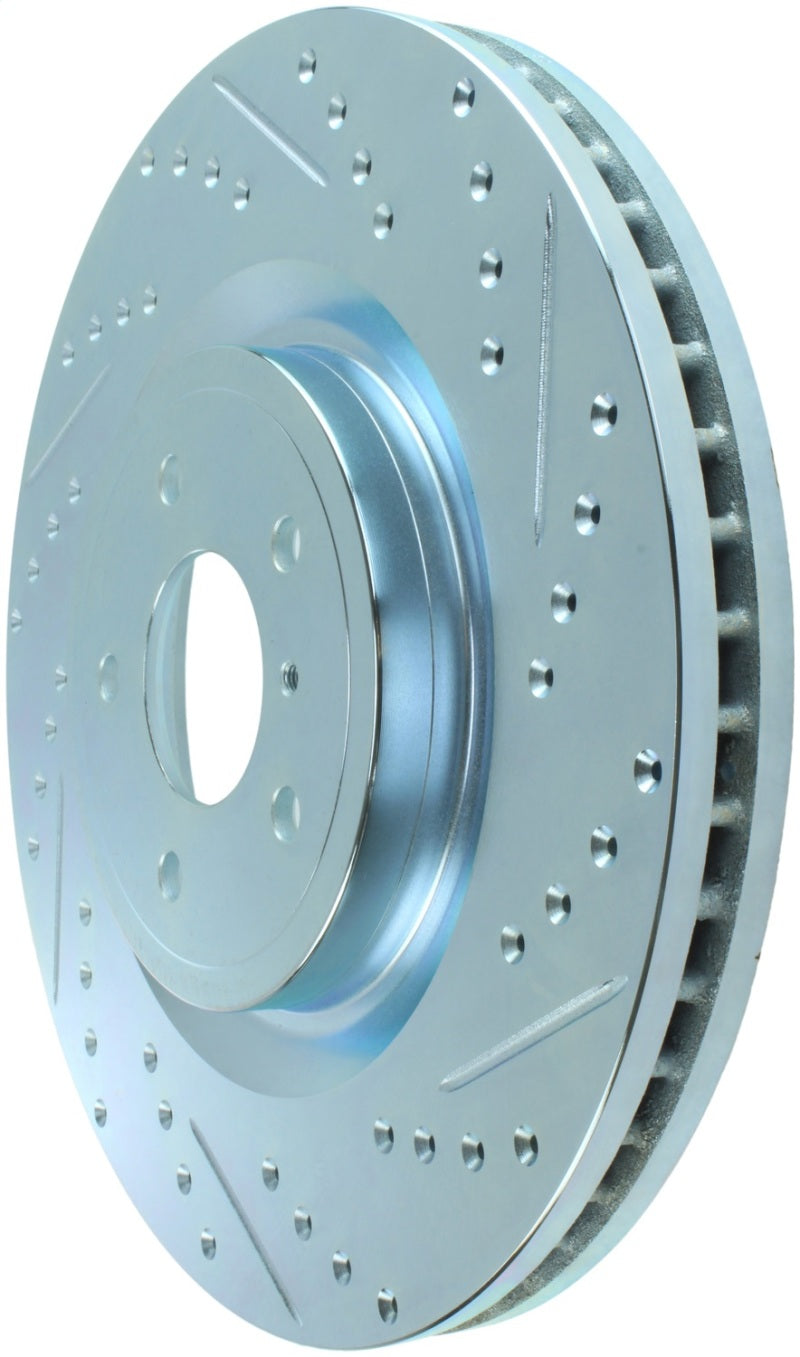 StopTech Select Sport Nissan Slotted and Drilled Front Left Rotor