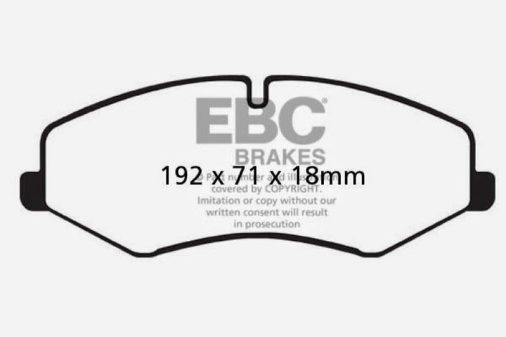 EBC 10-14 Land Rover LR4 5 Ultimax2 Front Brake Pads