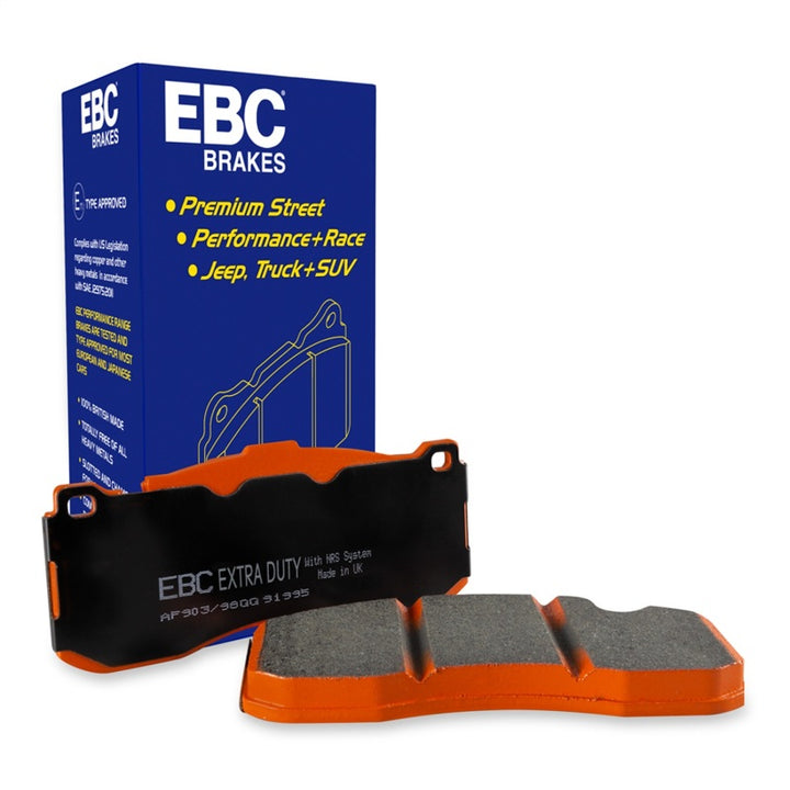 EBC 00-02 Ford Explorer Sport 4.0 2WD (Phenolic Pistons) Extra Duty Rear Brake Pads