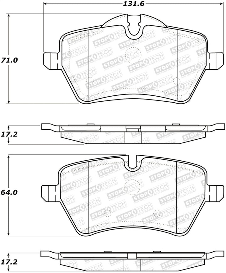 StopTech Street Brake Pads