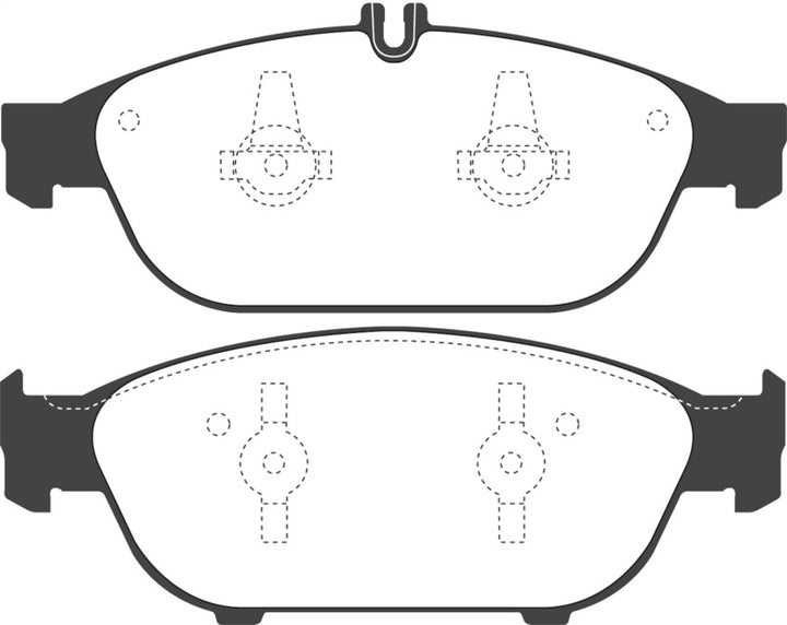 EBC 12+ Mercedes-Benz E550 4.6 Twin Turbo Coupe Yellowstuff Front Brake Pads