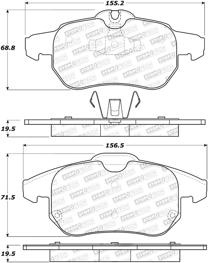 StopTech Street Brake Pads