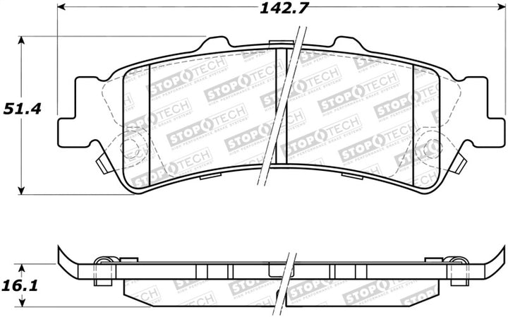 StopTech Street Brake Pads