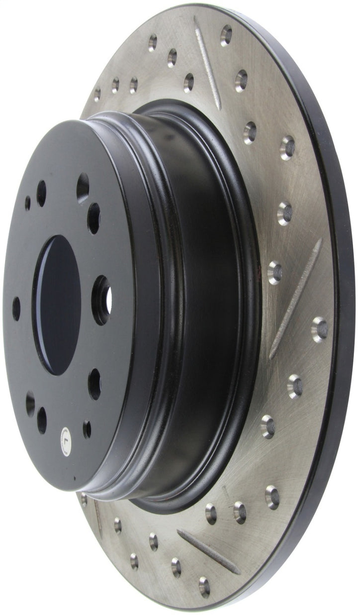 StopTech 04-08 Acura TL / 03-09 Honda Element Slotted & Drilled Left Rear Rotor