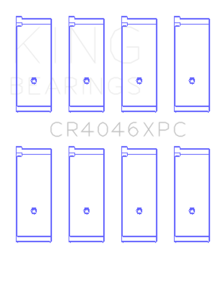 King Honda B20B4/B20Z2/D16 Series/ZC 16V pMaxKote Performance Rod Bearing Set - Size STD