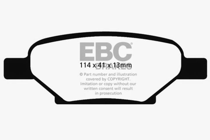 EBC 04-06 Chevrolet Cobalt 2.0 Supercharged Ultimax2 Rear Brake Pads