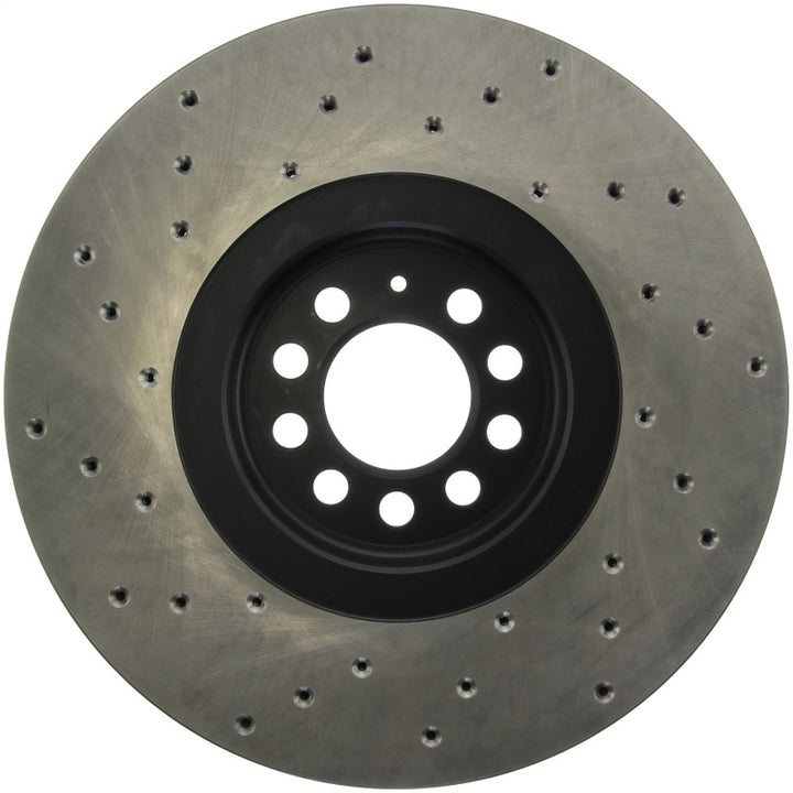 StopTech 04-06 Audi TT Quattro / 04 VW Golf R32 AWD Drilled Left Front Rotor