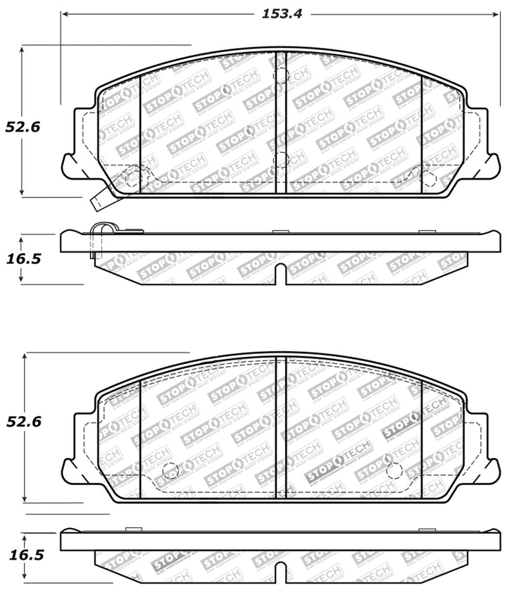 StopTech Performance Brake Pads
