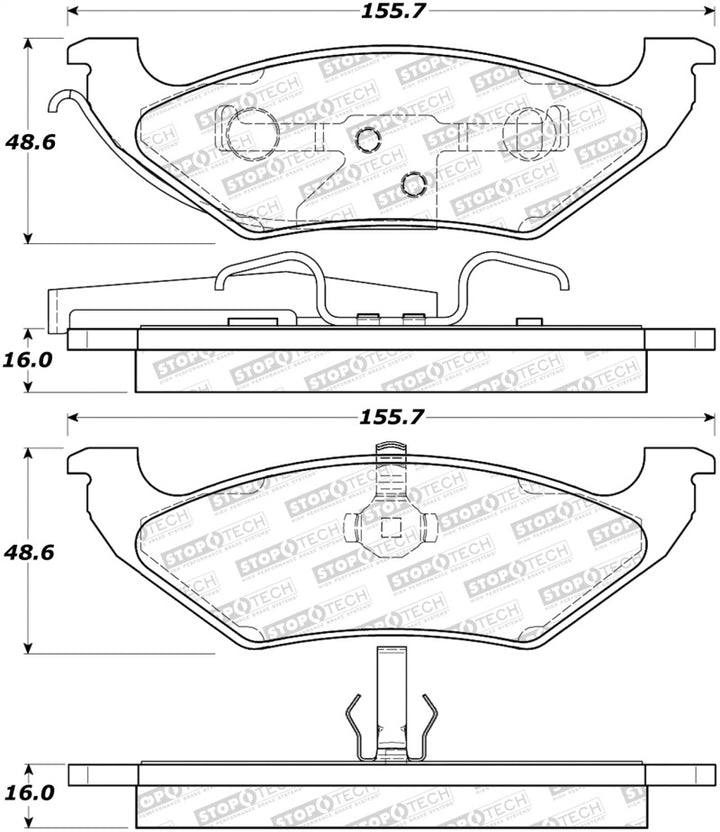 StopTech Street Brake Pads