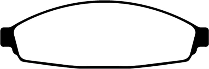 EBC 03+ Ford Crown Victoria 4.6 Redstuff Front Brake Pads