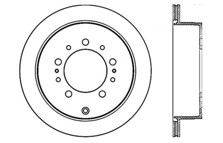 StopTech Drilled SportStop Cryo Rotor - Left