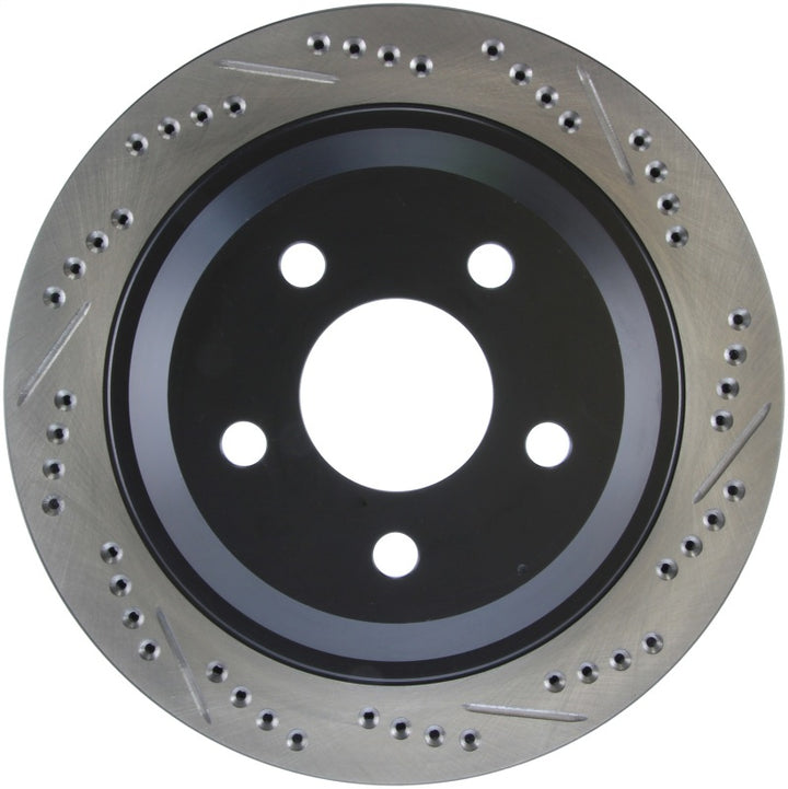 StopTech 98-02 Chevrolet Camaro / Pontiac Firebird/Trans Am Slotted & Drilled Rear Left Rotor