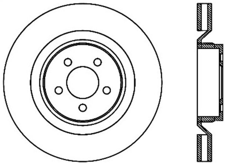 StopTech Drilled Sport Brake Rotor