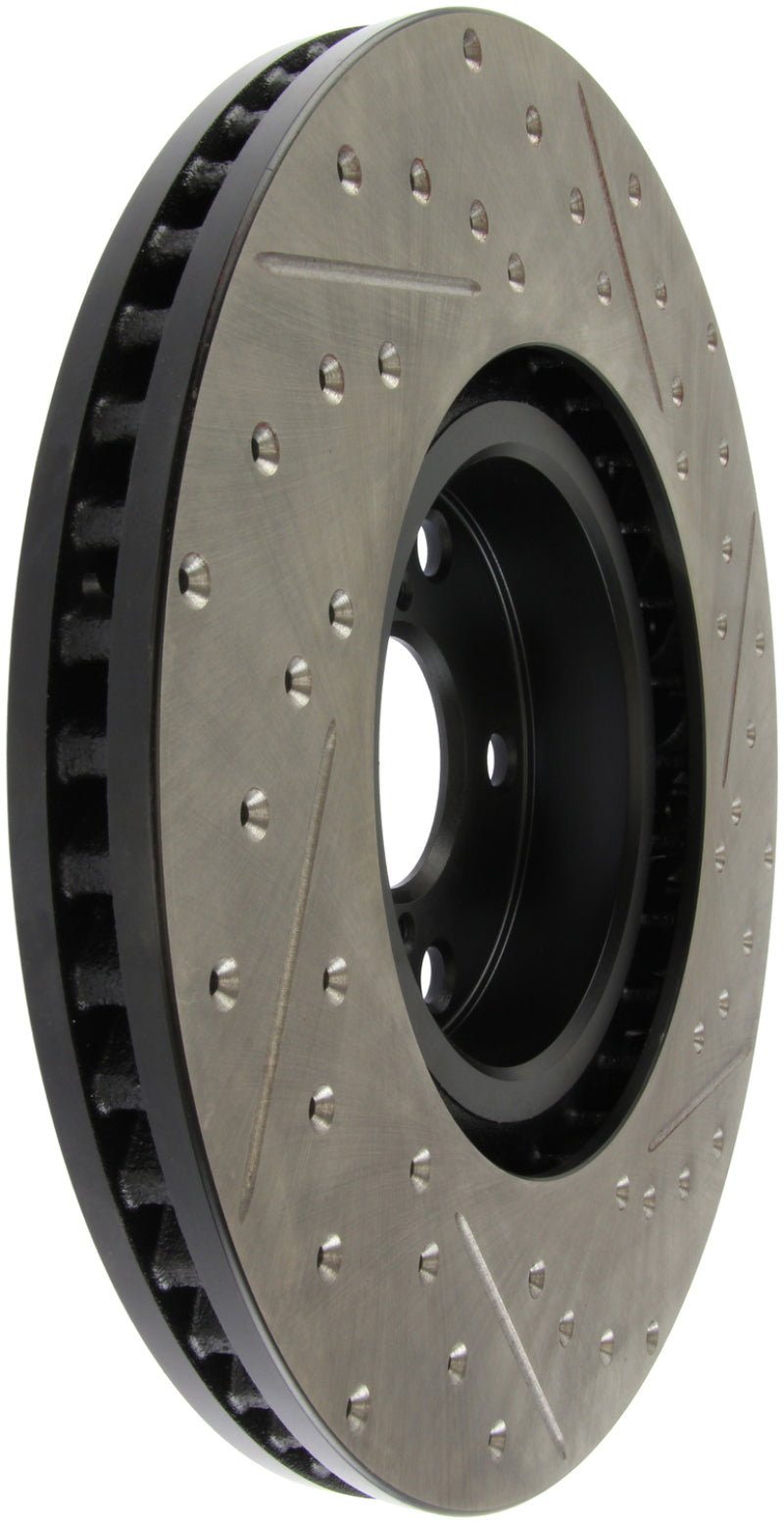 StopTech 14 Lexus IS Slotted & Drilled Front Right Rotor