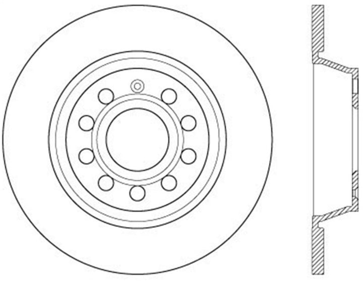 StopTech Drilled Sport Brake Rotor