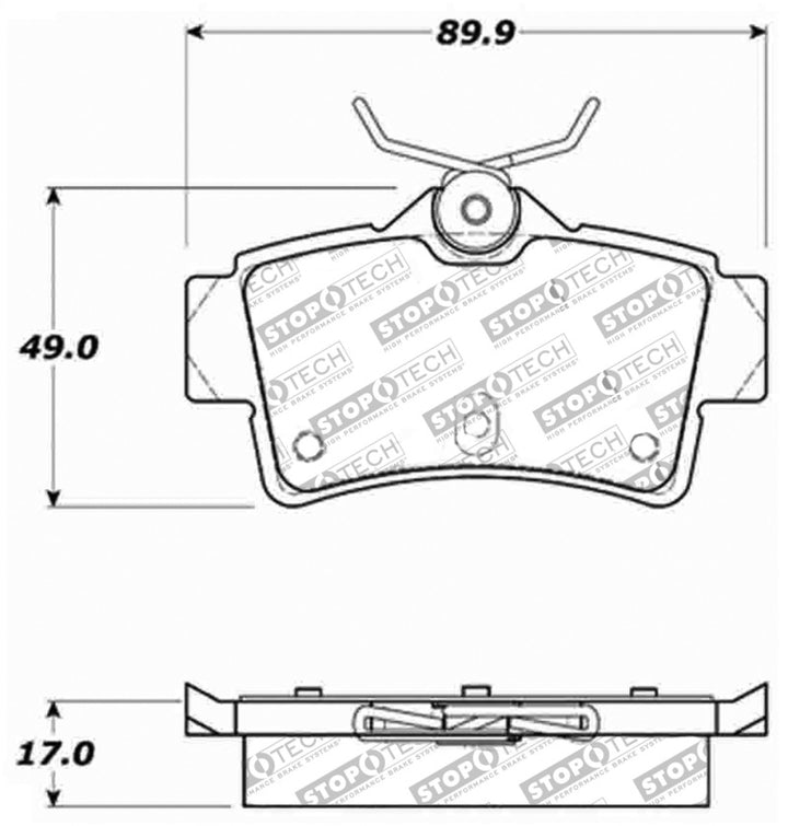 StopTech Performance Brake Pads
