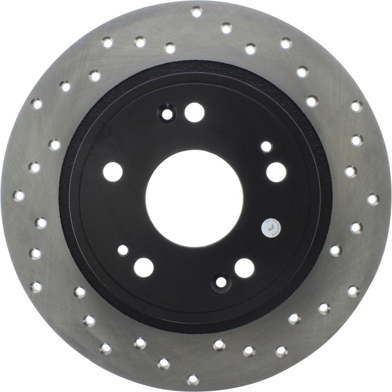 StopTech 05-17 Honda Accord / 16-17 HR-V / 09-14 Acura TSX Cryo Sport Drilled Rear Left Rotor
