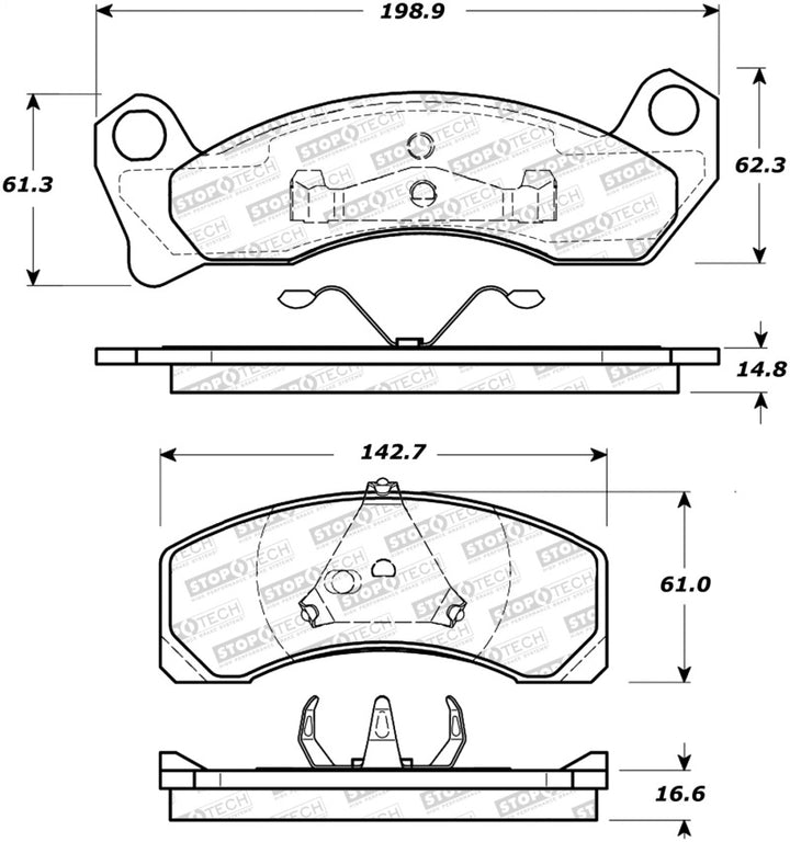 StopTech Street Brake Pads