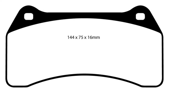 EBC 03-06 Jaguar XJR 4.2 Supercharged Redstuff Front Brake Pads